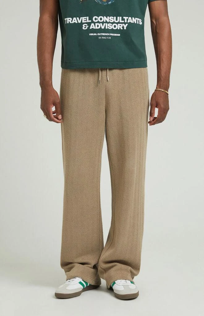 PacSun Landon Houndstooth Baggy Sweatpants 1