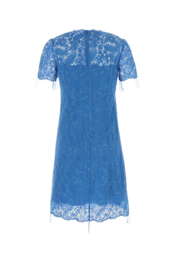 ERMANNO Blue lace dress