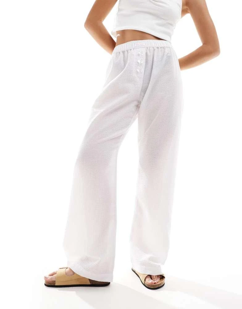 Cotton:On Cotton On boxer style textured pyjama bottoms 1