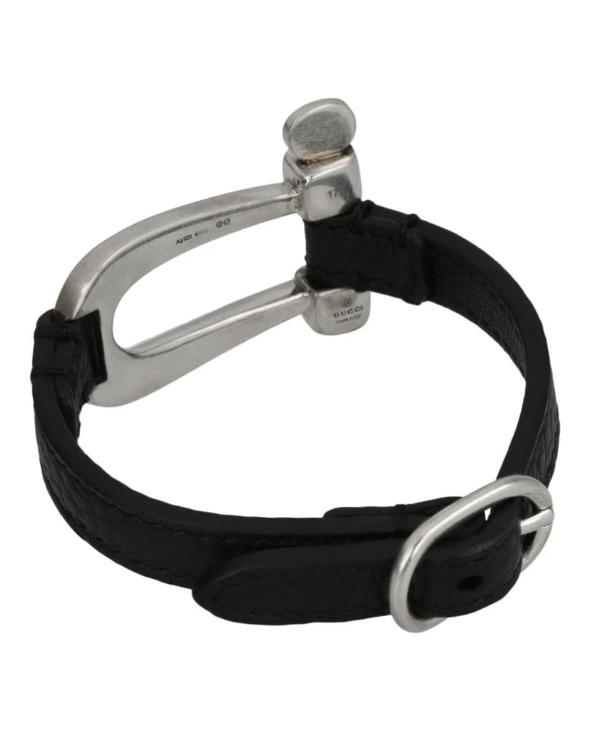 Gucci Horsebit Leather Bracelet 2