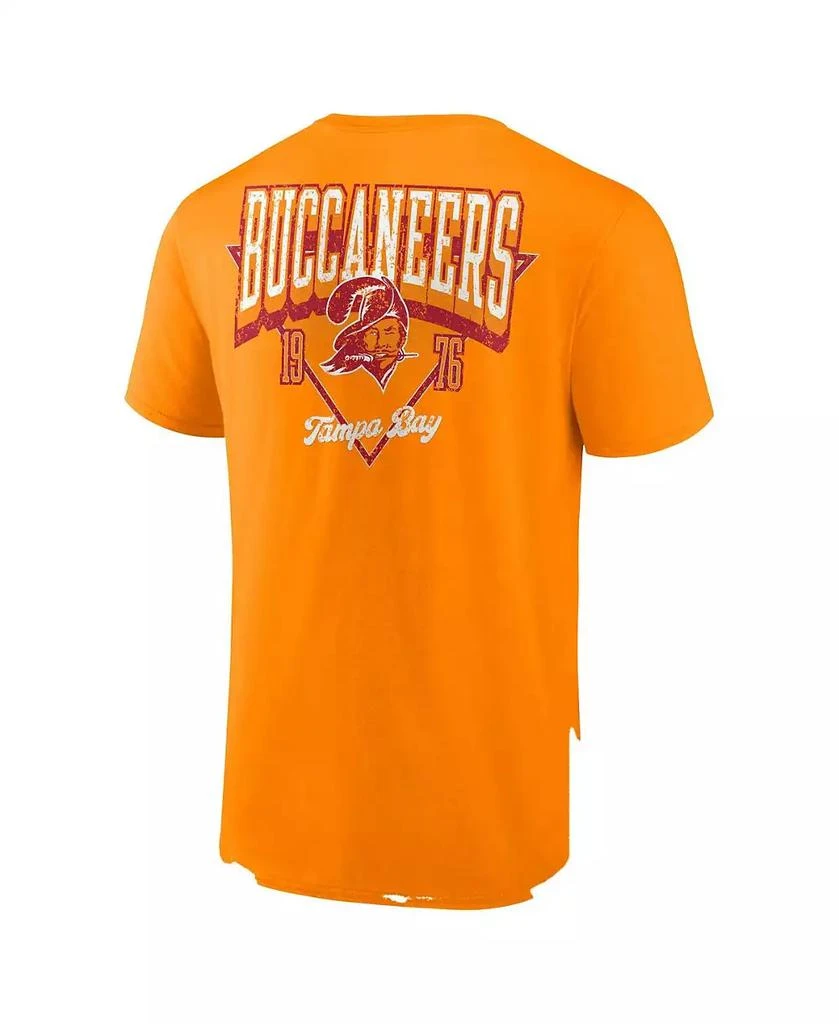 Fanatics Men's Orange Tampa Bay Buccaneers Big Tall Throwback Logo T-Shirt 3
