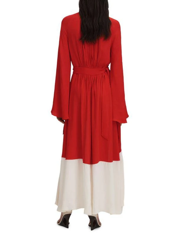 REISS Luella Two-Tone Jersey Midi-Dress 2