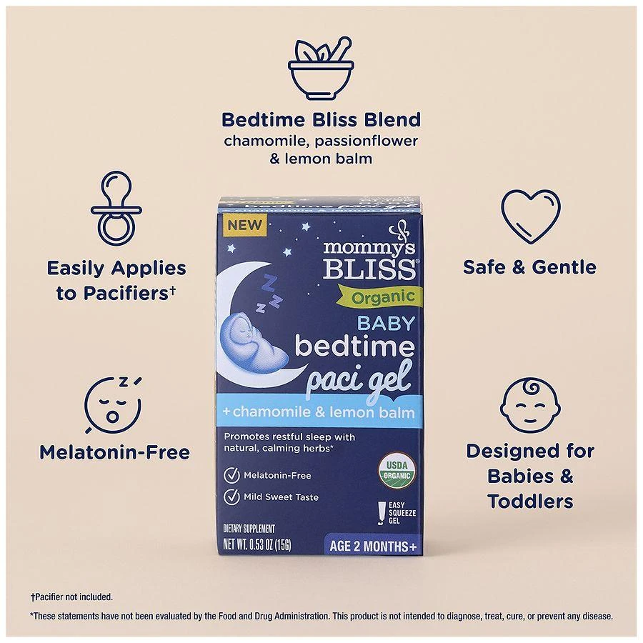 Mommy's Bliss Baby Bedtime Paci Gel 5