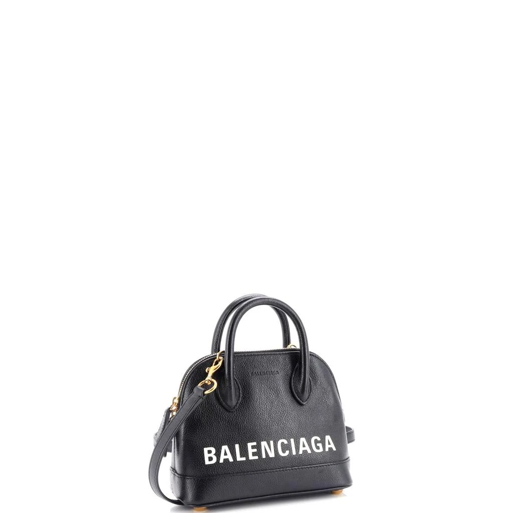 Balenciaga Logo Ville Bag Leather XXS 2