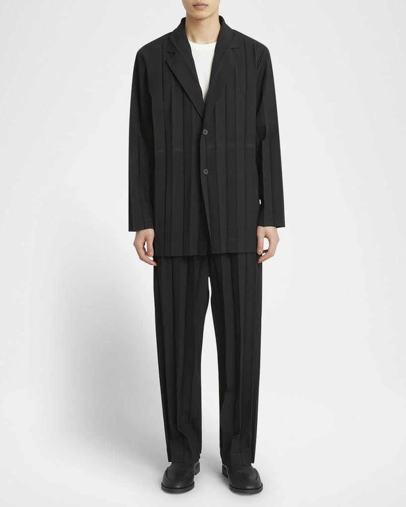Homme Plisse Issey Miyake Men's Edge Pleated Sport Coat 2