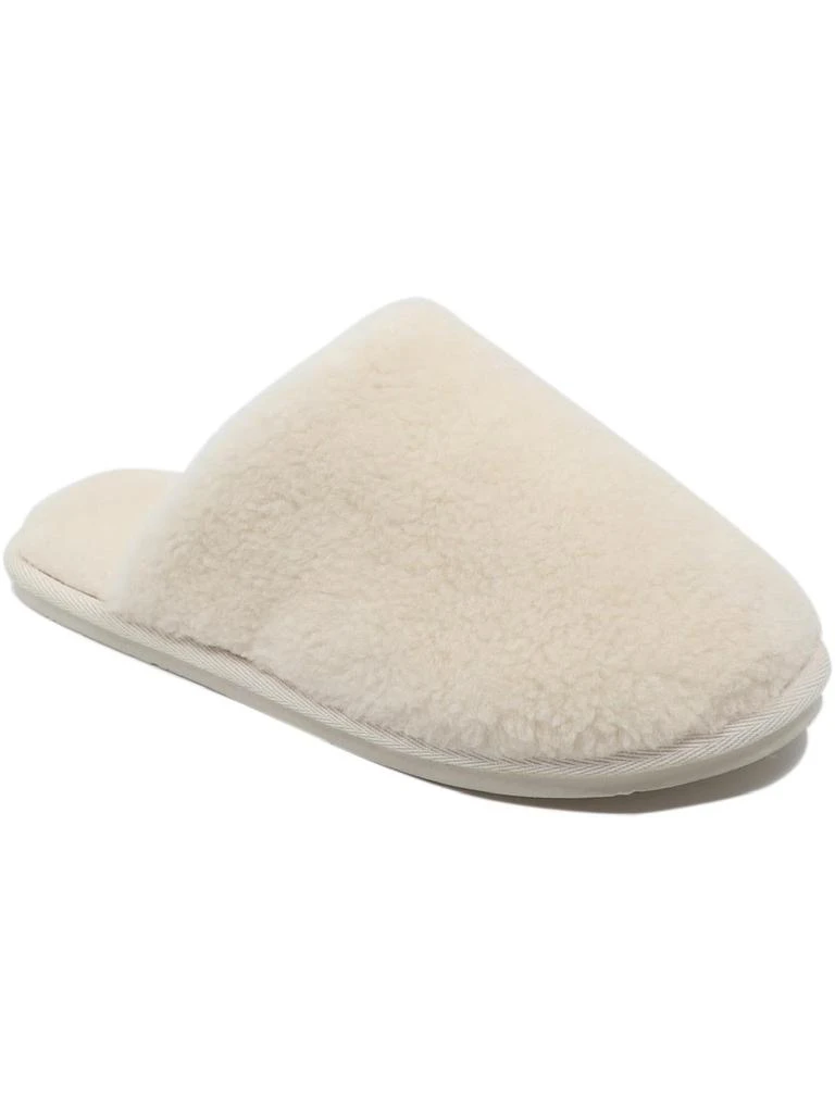 Splendid Cecil Womens Faux Fur Wool Blend Slide Slippers 4