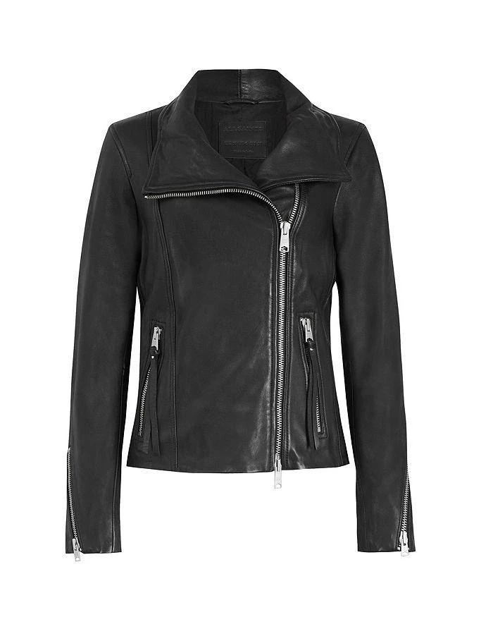 ALL SAINTS Ellis Leather Biker Jacket 7