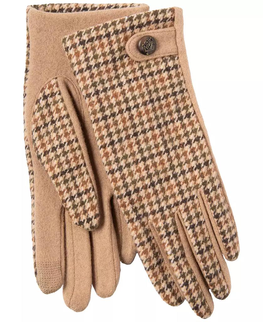 Ralph Lauren Menswear Pattern Touch Gloves with Button