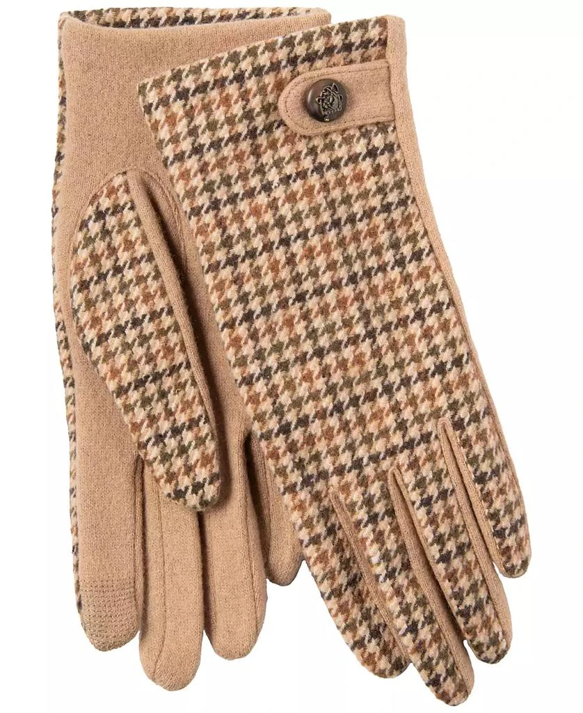 Ralph Lauren Menswear Pattern Touch Gloves with Button 1