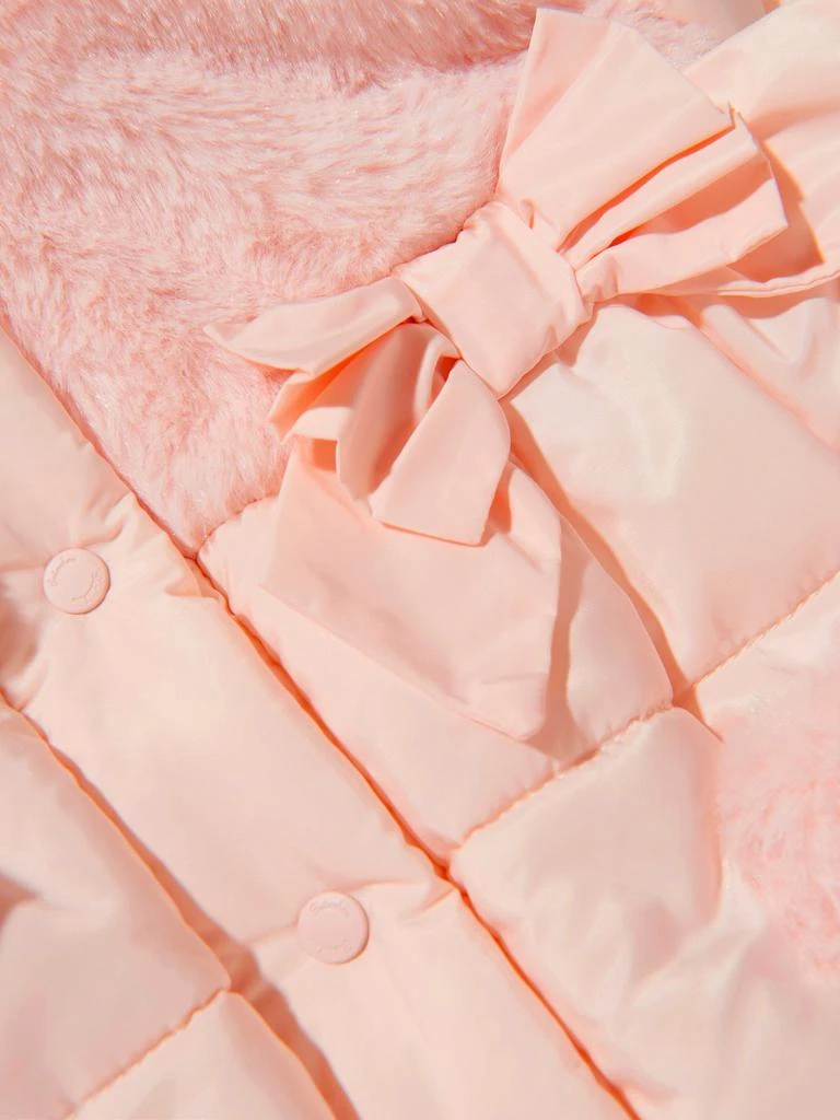Patachou Patachou Bow Detailed Hooded Coat 4