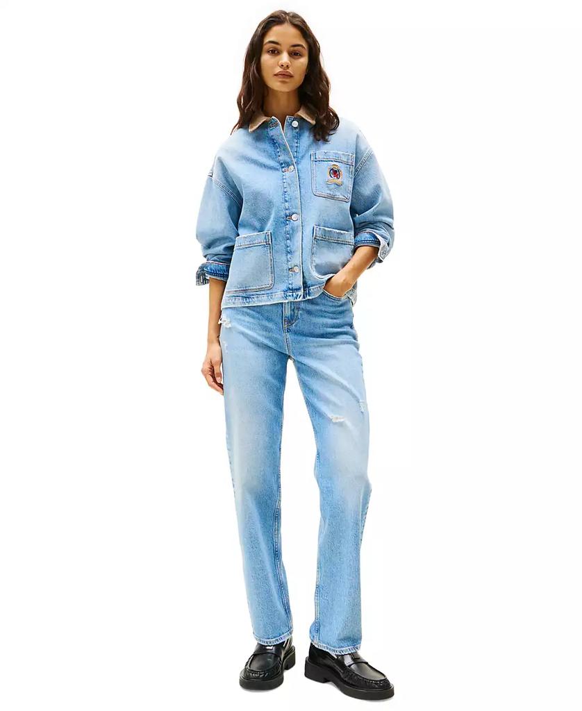 Tommy Jeans Women's Layla High-Rise Slim-Straight Jeans