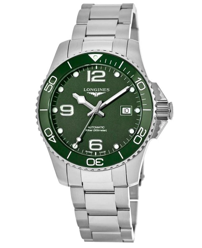 Longines Longines HydroConquest Automatic Green Dial Steel Men's Watch L3.782.4.06.6 1
