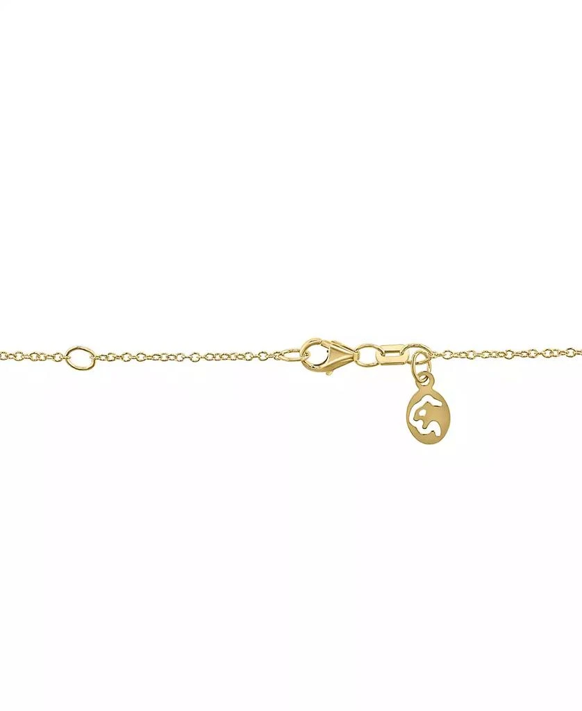 Effy EFFY® Diamond & Polished Navette Cluster Pendant Necklace (1/2 ct. t.w.) in 14k Gold, 17" + 1" extender 4