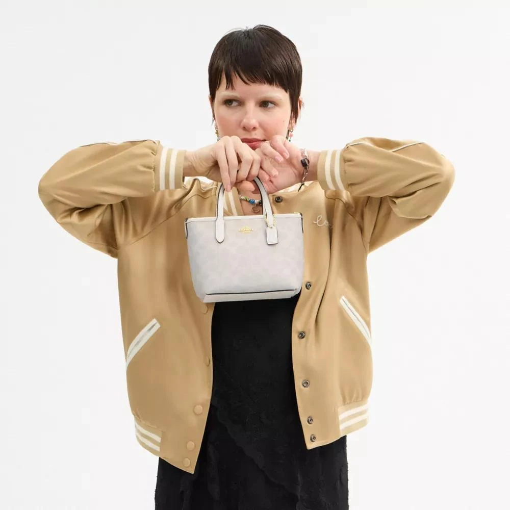 Coach City Mini Tote Bag In Signature Canvas 3