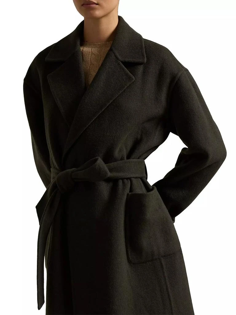 Ralph Lauren Double-Faced Wool Wrap Coat 5