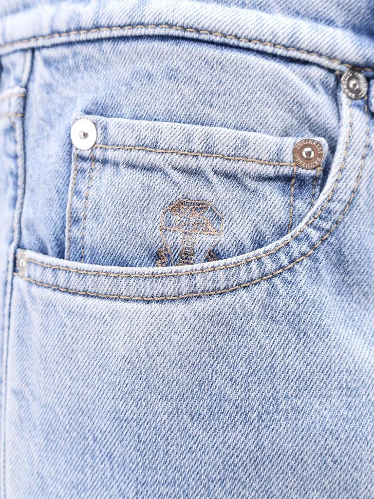 Brunello Cucinelli Brunello Cucinelli Logo Patch Mid-Rise Jeans 3