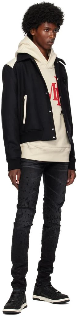 AMIRI Black Crystal Skel Low Top Sneakers 5