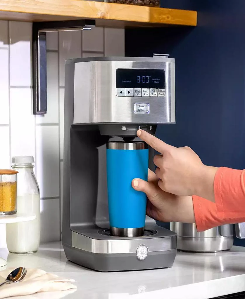 GE Appliances 10 Cup Drip Coffee Maker with Single Serve 13