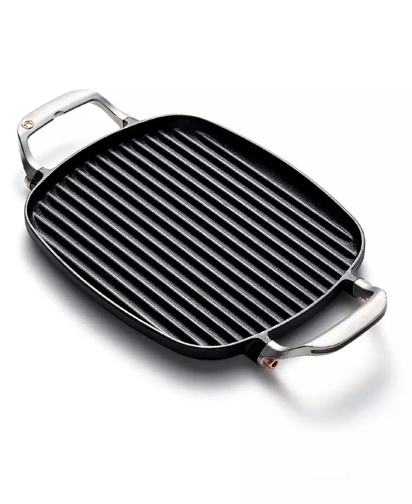 Outset Cast Iron 8.5"x14.25" Grill Pan with Ridges 1