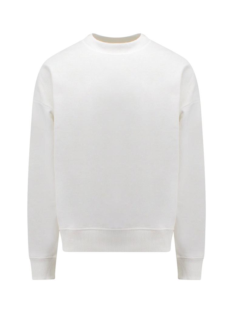 ★DIESEL★ S Mart Vigobal Sweatshirt Bright White A037900JYY Men's Sweatshirt with embossed Oval D | White | Diesel