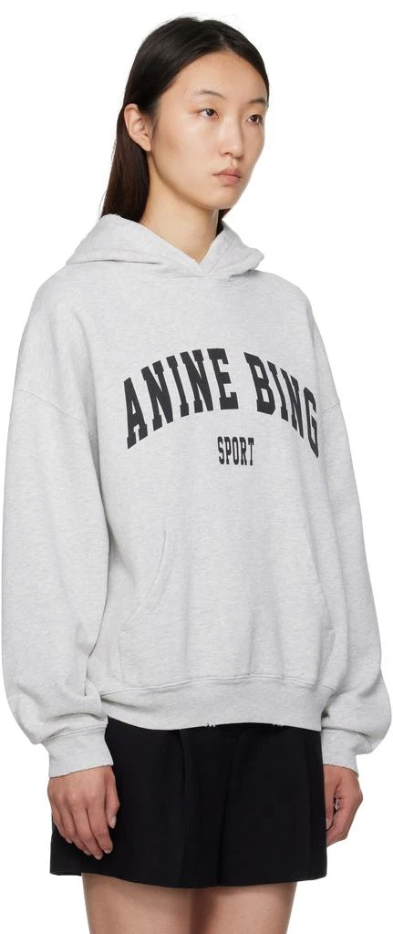 ANINE BING Gray Harvey Hoodie 2