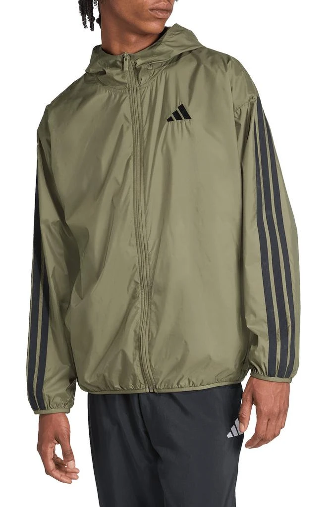 Adidas 3-Stripes Hooded Windbreaker Jacket