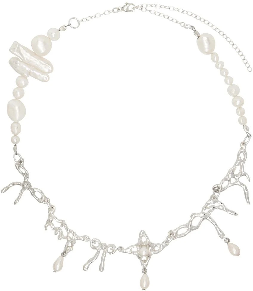 Harlot Hands SSENSE Exclusive Silver Priestess Necklace 1