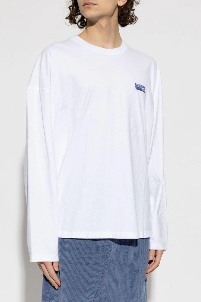 American Vintage American Vintage Logo Long Sleeve T-Shirt