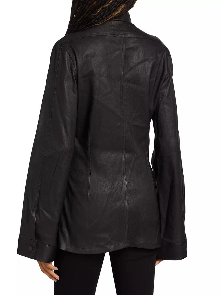 3 X 1 Marina Snap-Front Leather Top 5
