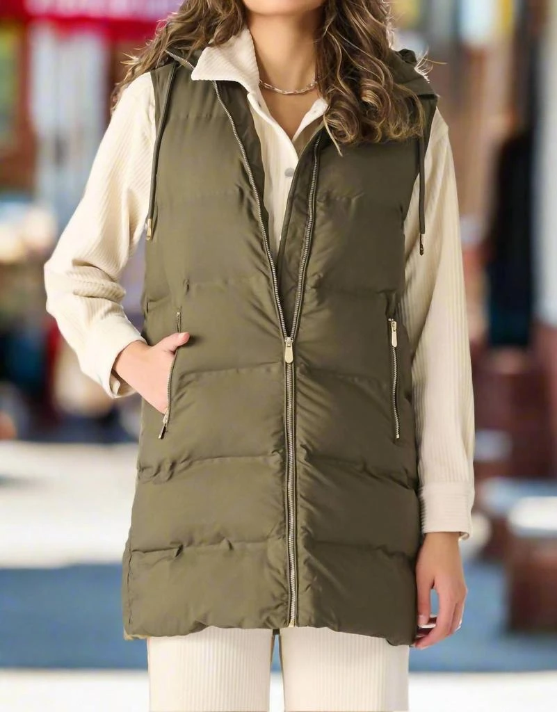 Dex Dex - Hooded Puffer Vest 4