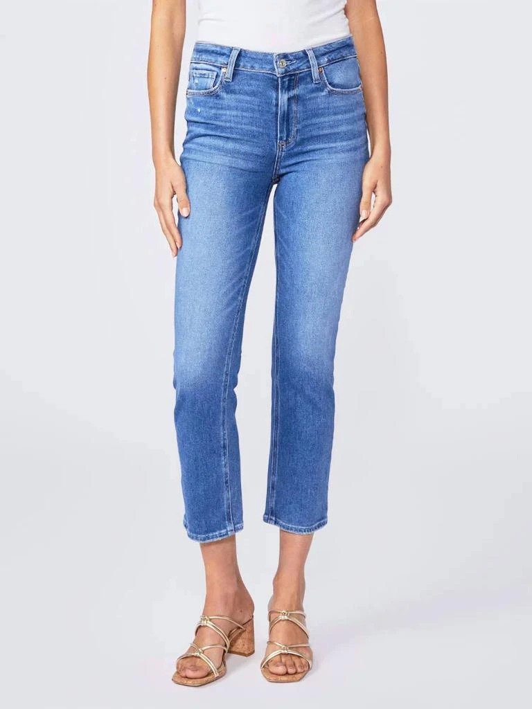 Paige Cindy Crop Jeans In Rock Show Distressed 1