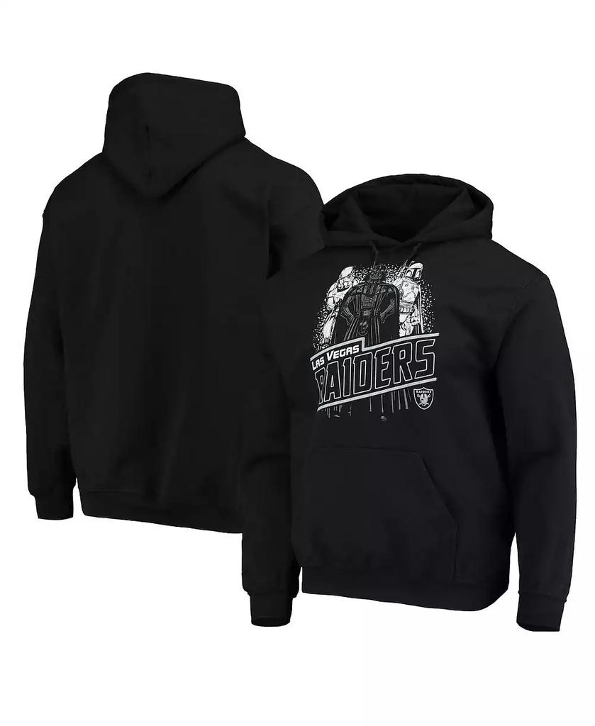 Junk Food Men's Black Las Vegas Raiders Star Wars Empire Pullover Hoodie