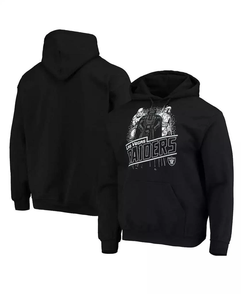 Junk Food Men's Black Las Vegas Raiders Star Wars Empire Pullover Hoodie 1