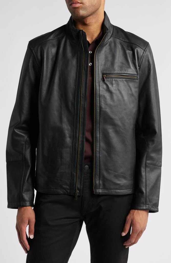 Cole Haan Classic Leather Moto Jacket 1