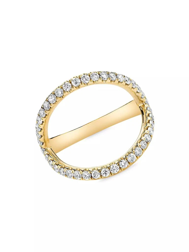 Anita Ko 18K Yellow Gold &amp; Diamond Arc Ring 1
