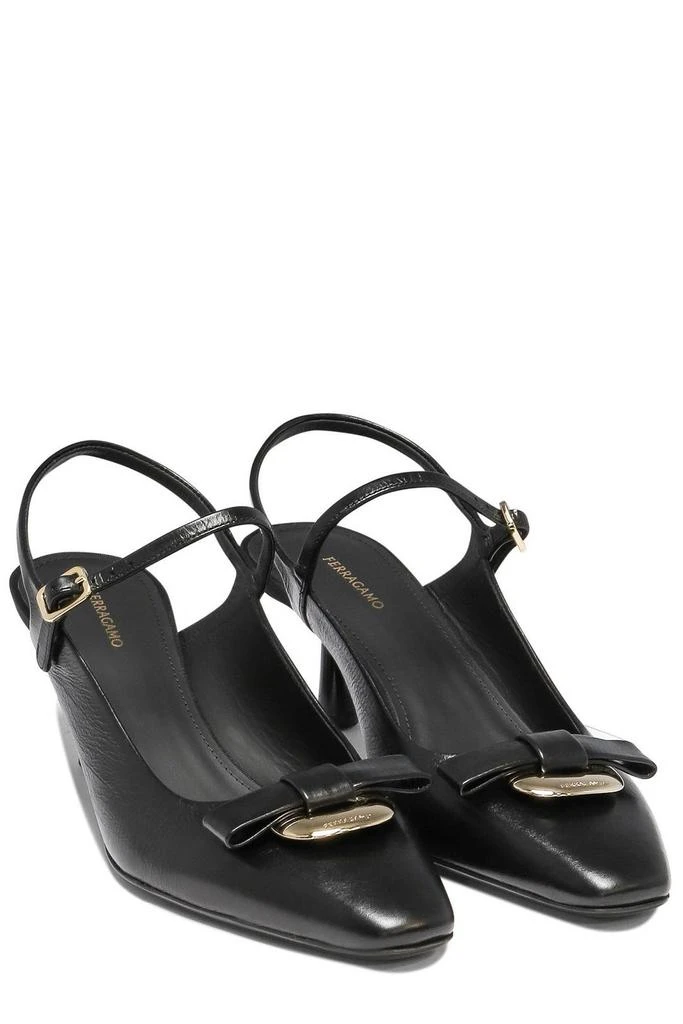 Salvatore Ferragamo Ferragamo Ophelia Slingback Bow-Detailed Pumps 3