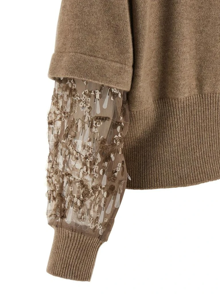 Brunello Cucinelli Brunello Cucinelli Sequin Embellished Knitted Cardigan 4
