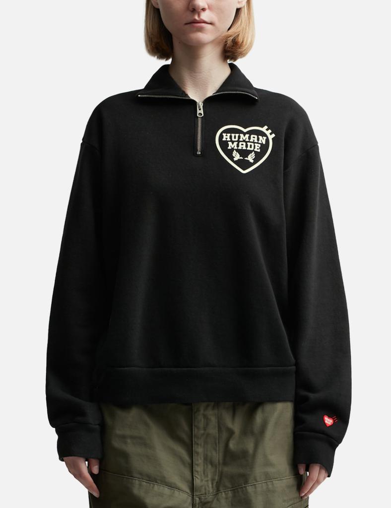 Human Made MILITARY HALF-ZIP SWEATSHIRT