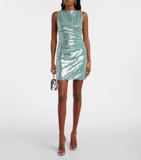 Staud Eton sequined minidress 2
