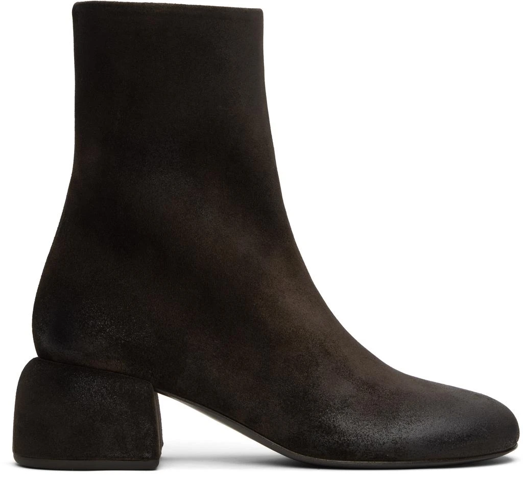 Marsèll Brown Basata Suede Ankle Boots 1