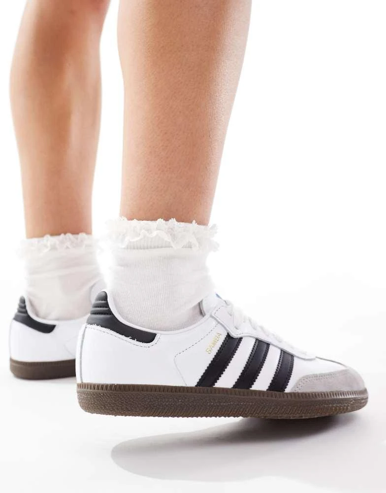adidas gazelle silver green womens Unisex adidas Originals Samba OG Shoes White Red main image 1