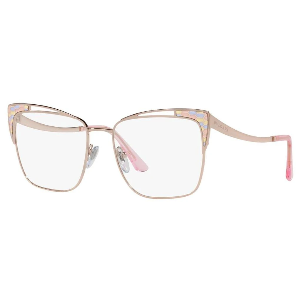 Bulgari Bulgari Women's Gold Cat-Eye Opticals 1