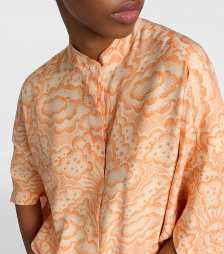 Stella McCartney Printed silk blouse 4