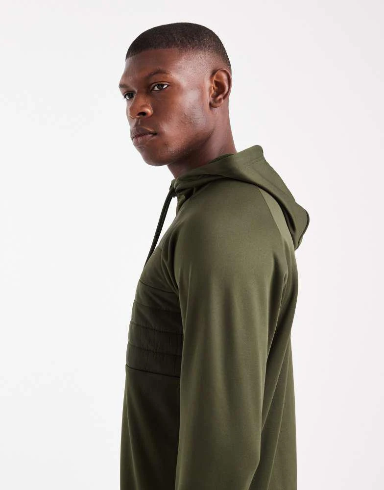 Adidas adidas Football Tiro 25 essentials winterized training top in night cargo / tent green / imp 2