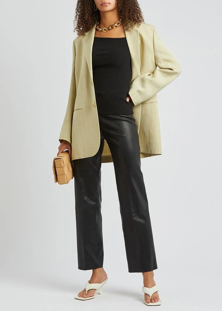 DAY BIRGER ET MIKKELSEN Madisson black leather trousers 4
