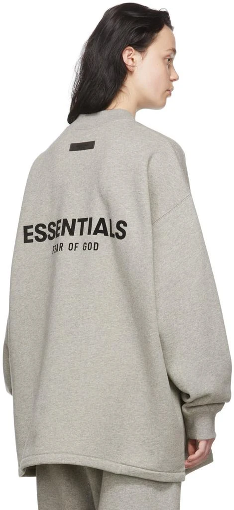 Fear of God ESSENTIALS Gray Relaxed Sweatshirt 3