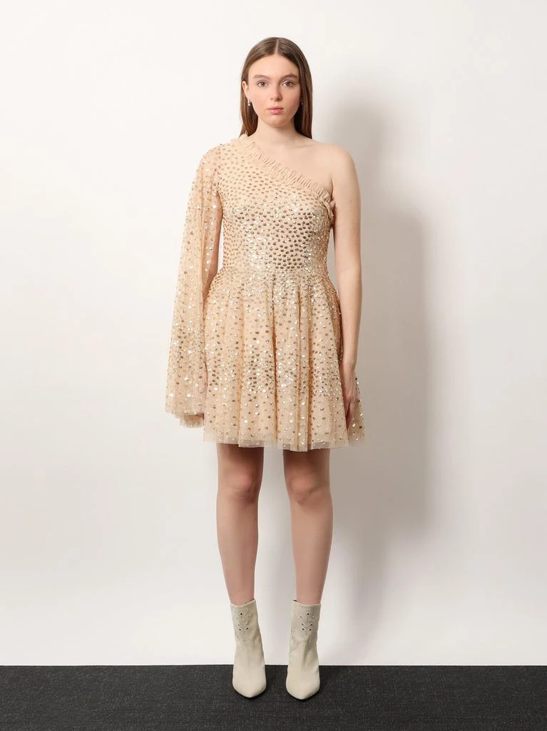 Needle & Thread One-shoulder mini dress with sequins 3