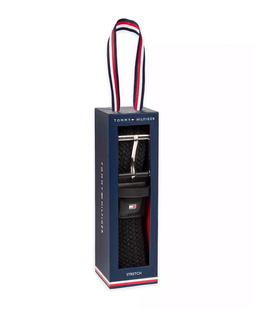 Tommy Hilfiger Men's Giftable Boxed Fully Adjustable Stretch Casual Braided Belt 11
