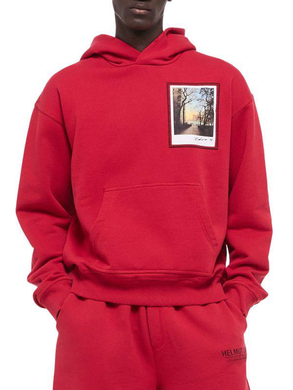 Helmut Lang Postcard Cotton Hoodie