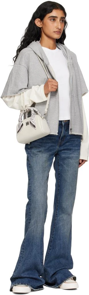 AMIRI Beige Sunset Skate Sneakers 5